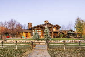 View of front of house with a balcony