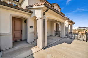 View of property entrance