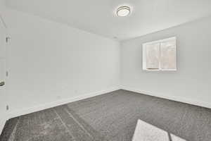 Empty room with carpet