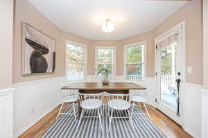 Dining Room with Ample Natural Light