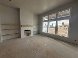 View of unfurnished living room