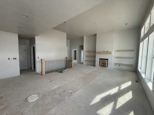 View of unfurnished living room