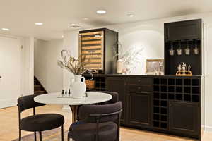 Bar featuring light tile patterned flooring