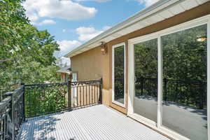 Balcony off Master Bedroom