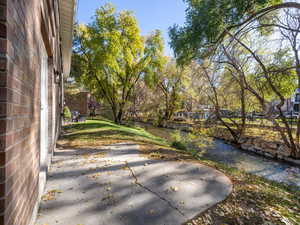 View of yard with a patio