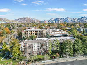 View of complex with the East mountains and the University of Utah