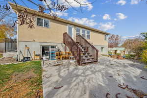 Back of house featuring a patio area