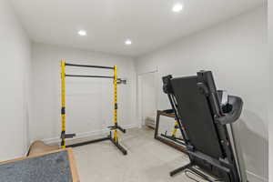 Flex space in basement