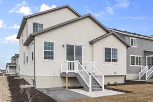 View of rear view of property