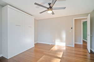 Spacious guest bedroom