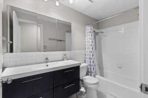 Updated bathroom with modern vanity