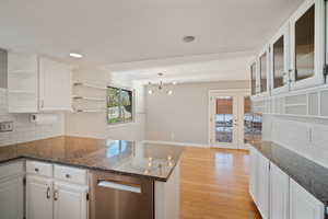 Plenty of room for entertaining with the covered deck off of the dining room