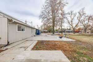 View of yard featuring a patio