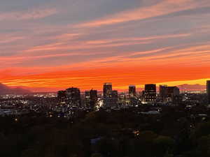 Sunset at Wasatch Towers.