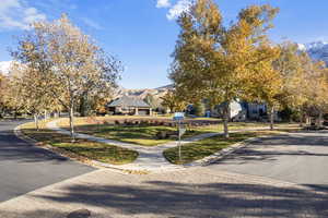 Obstructed view of property with a mountain view