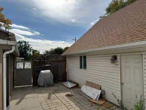 View of patio / terrace featuring a grill