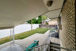 View of patio