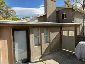 View of rear view of property