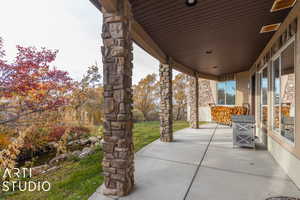 View of patio