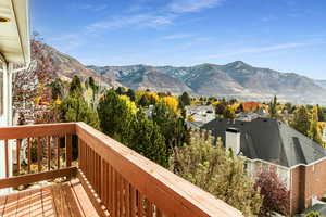 Balcony/deck off master bedroom.