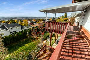 Deck off the Formal Dining Room.