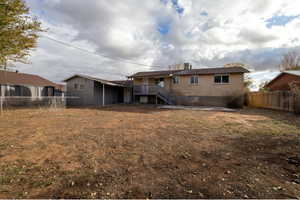 View of back of house