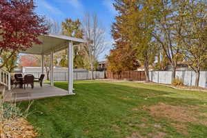 View of yard featuring a patio area