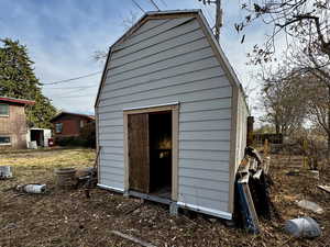 View of outdoor structure