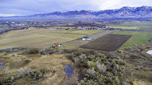 Bird's eye view with a mountain view and a rural viewNorth West View