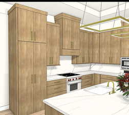 Kitchen with stainless steel microwave, sink, premium range, tasteful backsplash, and light stone counters