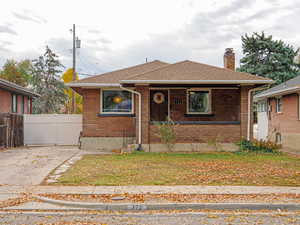 View of bungalow-style home