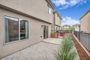 Exterior space featuring a patio area