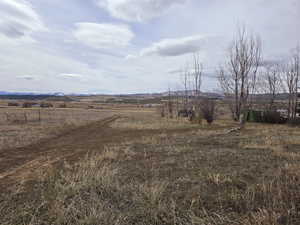 View of yard featuring a rural view