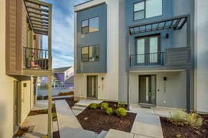 Exterior space featuring a balcony