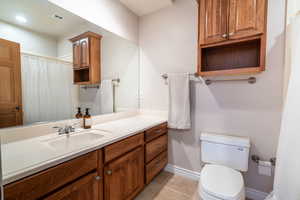 main level full bathroom