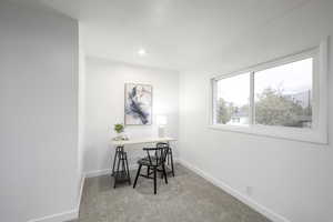 Upstairs living room nook