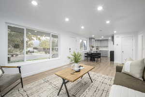 Living room/kitchen view