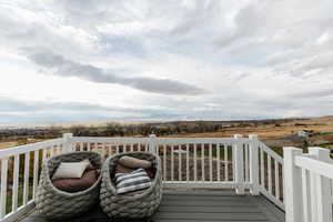 View of deck