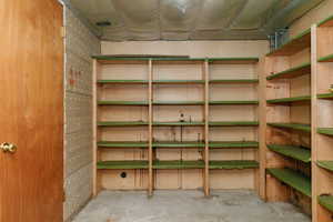 View of storage room