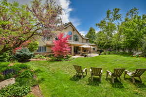 View of yard featuring a patio