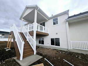 View of rear view of house