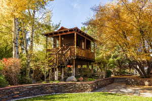 View of rear view of house