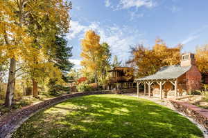 View of yard featuring a patio area