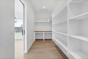 View of storage area