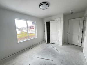 bedroom #3 featuring a closet