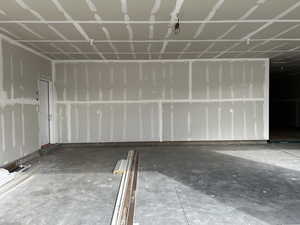 View of 2 garage