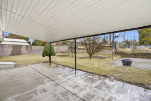 View of patio