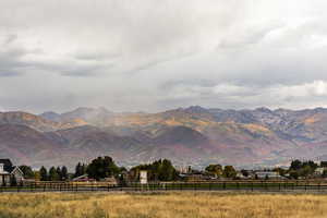 View of mountain feature featuring a rural view