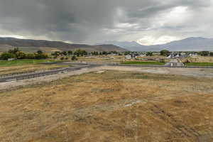 Mountain view featuring a rural view