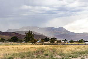 View of mountain feature featuring a rural view